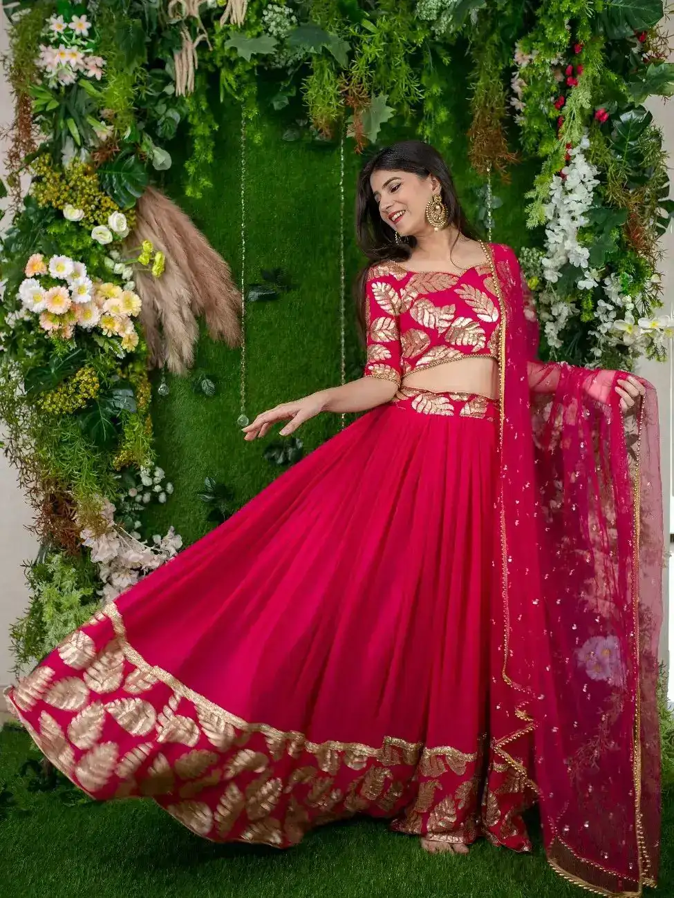 Crop Top Lehenega - Image 7