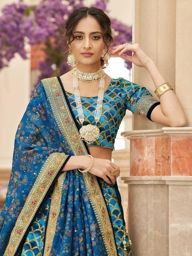 Cultural Blue Lehenga