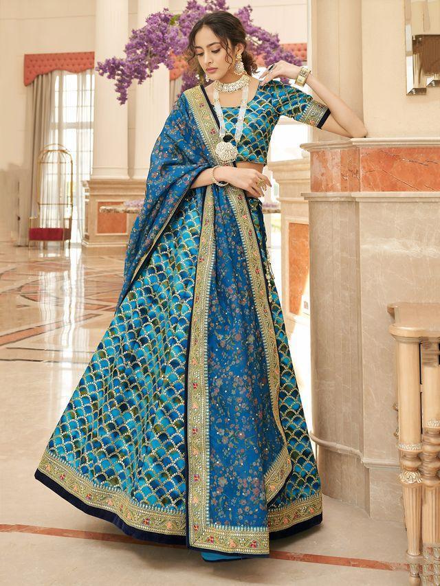Cultural Blue Lehenga