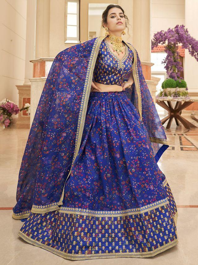 Cultural Organza Lehenga